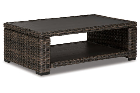 Grasson Lane Brown Coffee Table from Ashley - Luna Furniture