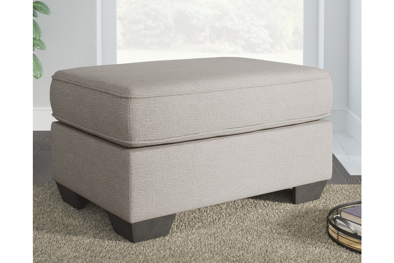 Greaves Stone Ottoman from Ashley - Luna Furniture