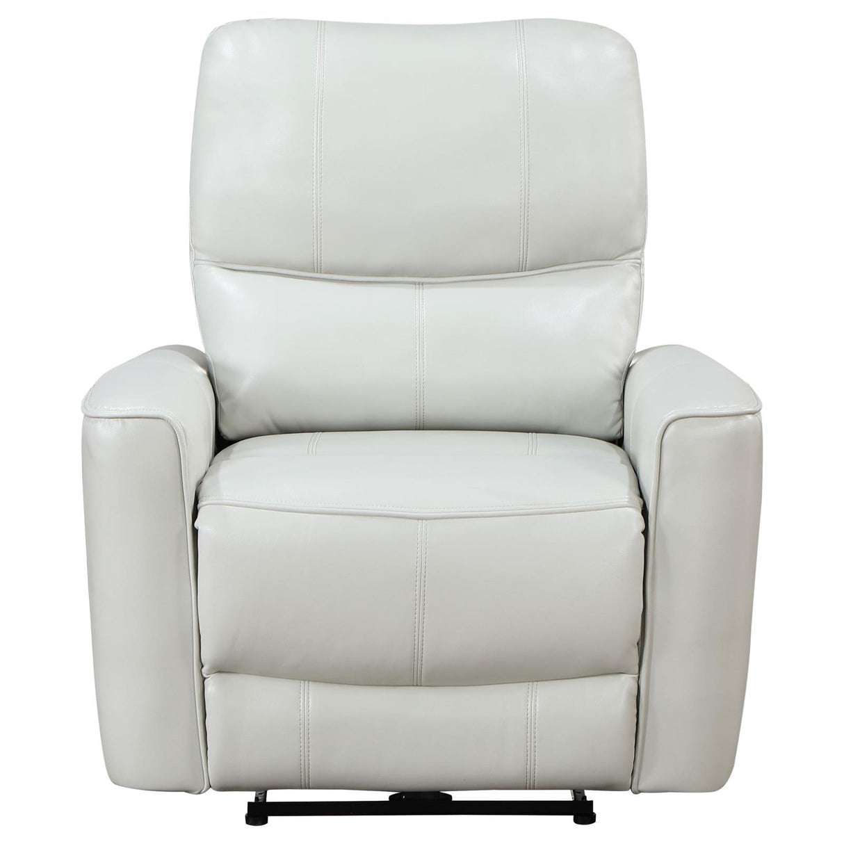 Greenfield Ivory Upholstered Power Recliner Chair from Coaster - Luna Furniture