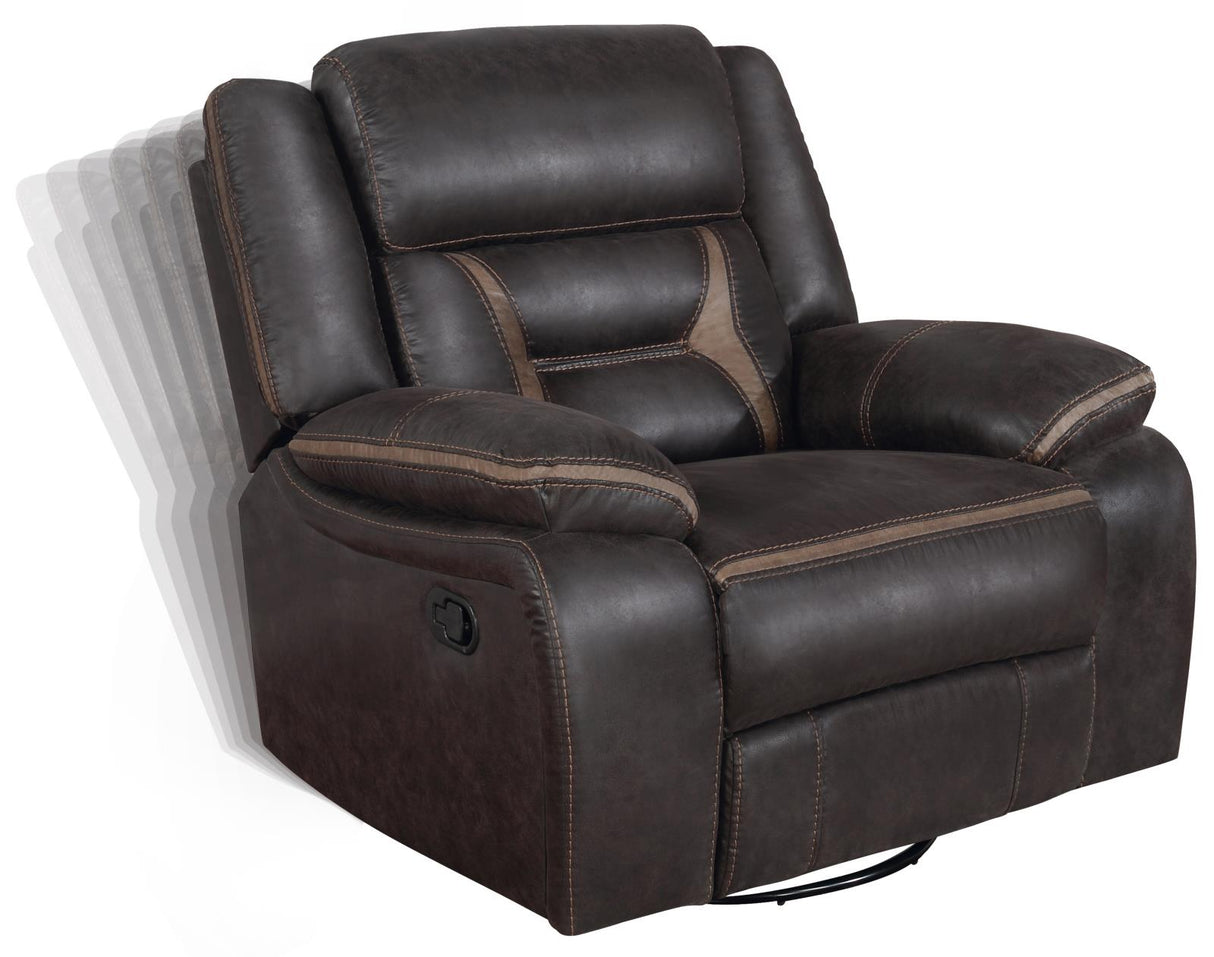 Greer Upholstered Tufted Back Glider Recliner from Coaster - Luna Furniture