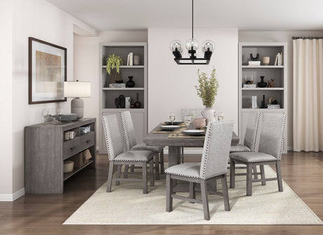 Gresham Gray Dining Set from Homelegance - Luna Furniture