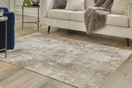 Grifflain Tan/Brown/Gray Medium Rug from Ashley - Luna Furniture