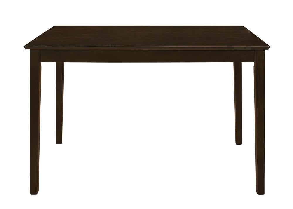 Guillen Cappuccino and Dark Brown 5-Piece Dining Set with Bench from Coaster - Luna Furniture