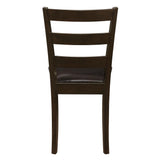 Guillen Cappuccino and Dark Brown 5-Piece Dining Set with Bench from Coaster - Luna Furniture