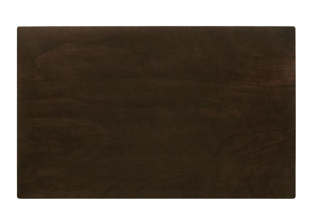 Guillen Cappuccino and Dark Brown 5-Piece Dining Set with Bench from Coaster - Luna Furniture