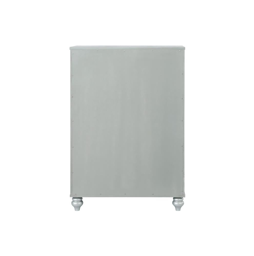 Gunnison Silver Metallic 5-Drawer Chest from Coaster - Luna Furniture