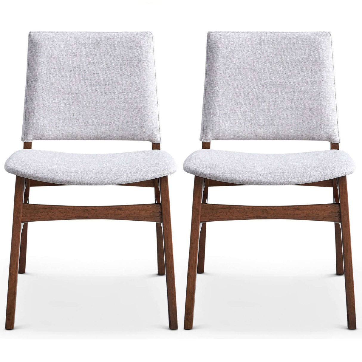 Gusto Mid-Century Modern Fabric Dining Chair (Set of 2) from Ashcroft Furniture - Luna Furniture
