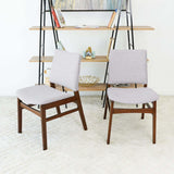 Gusto Mid-Century Modern Fabric Dining Chair (Set of 2) from Ashcroft Furniture - Luna Furniture