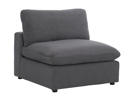 Guthrie Gray Armless Chair from Homelegance - Luna Furniture