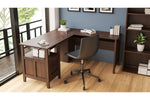 Camiburg Warm Brown 2-Piece Home Office Desk