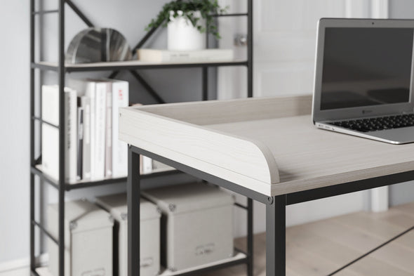 Bayflynn White/Black 43" Home Office Desk