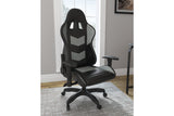 Lynxtyn Black/Gray Home Office Desk Chair from Ashley - Luna Furniture