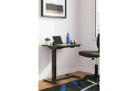 Lynxtyn Black Adjustable Height Home Office Side Desk