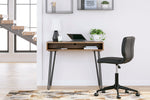 Strumford Brown/Black Home Office Desk