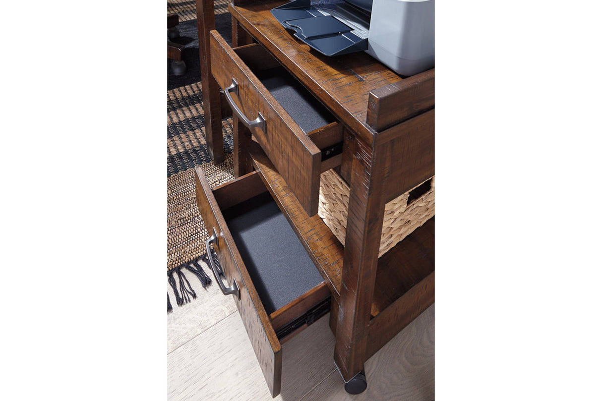 Baldridge Rustic Brown Printer Stand -  - Luna Furniture