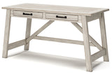 Carynhurst Whitewash 60" Home Office Desk from Ashley - Luna Furniture