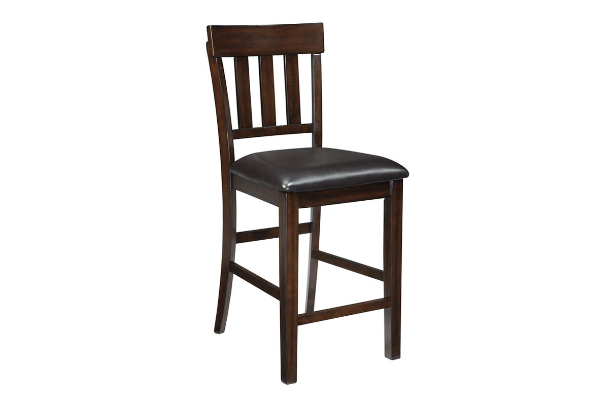 Haddigan Dark Brown Counter Height Barstool, Set of 2 from Ashley - Luna Furniture