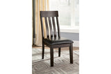 Haddigan Dark Brown Dining Chair, Set of 2 from Ashley Furniture - Luna Furniture
