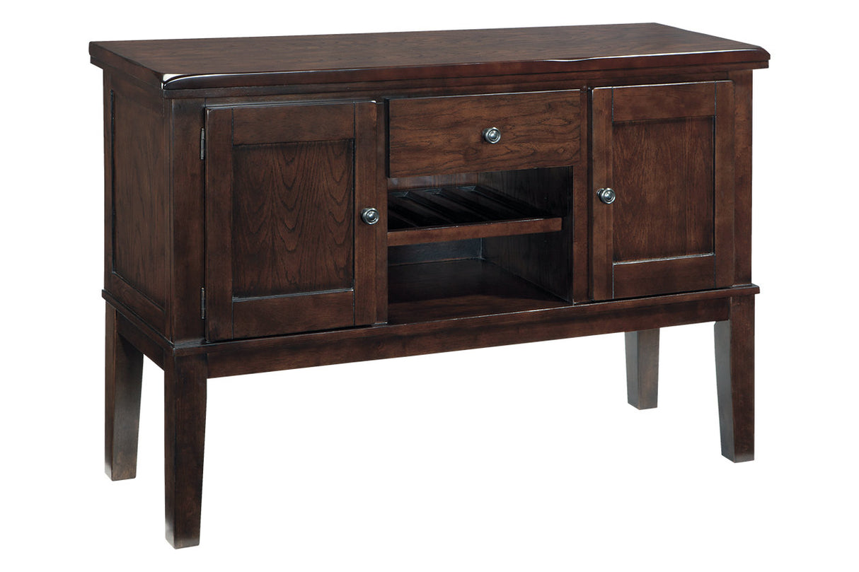 Haddigan Dark Brown Dining Server from Ashley - Luna Furniture