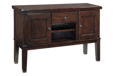 Haddigan Dark Brown Dining Server from Ashley - Luna Furniture