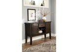 Haddigan Dark Brown Dining Server from Ashley - Luna Furniture