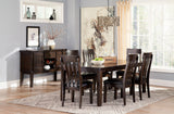 Haddigan Dark Brown Extendable Dining Set from Ashley - Luna Furniture