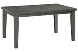 Hallanden Gray Dining Extension Table from Ashley - Luna Furniture