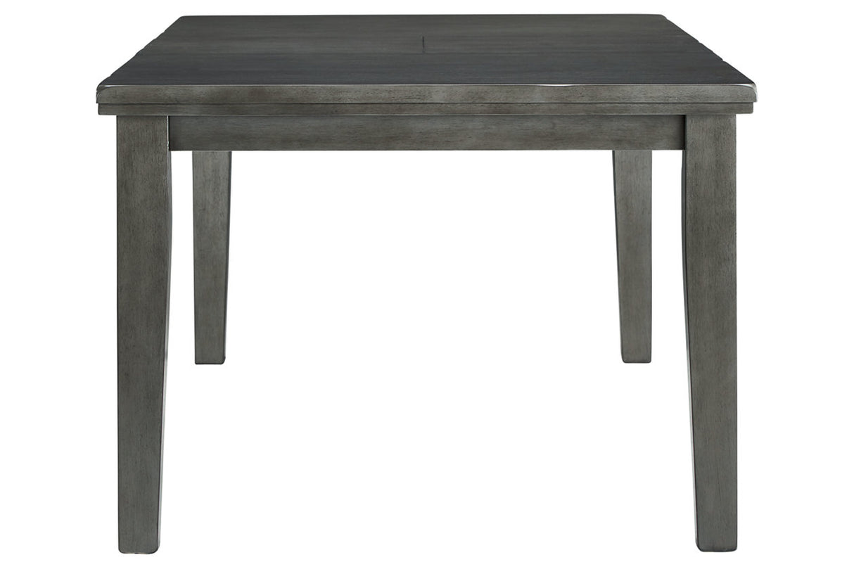 Hallanden Gray Dining Extension Table from Ashley - Luna Furniture
