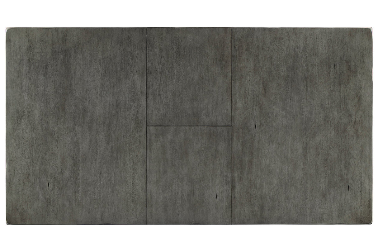 Hallanden Gray Dining Extension Table from Ashley - Luna Furniture