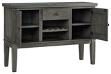 Hallanden Gray Dining Server from Ashley - Luna Furniture