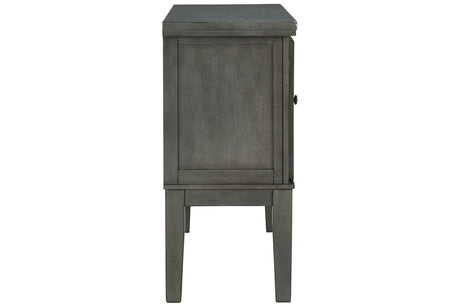Hallanden Gray Dining Server from Ashley - Luna Furniture