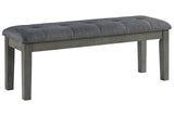 Hallanden Two-tone Gray 50" Dining Bench from Ashley - Luna Furniture