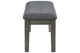 Hallanden Two-tone Gray 50" Dining Bench from Ashley - Luna Furniture
