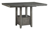 Hallanden Two-tone Gray Counter Height Set from Ashley - Luna Furniture