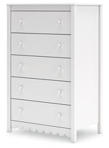 Hallityn White Chest of Drawers from Ashley Furniture - Luna Furniture
