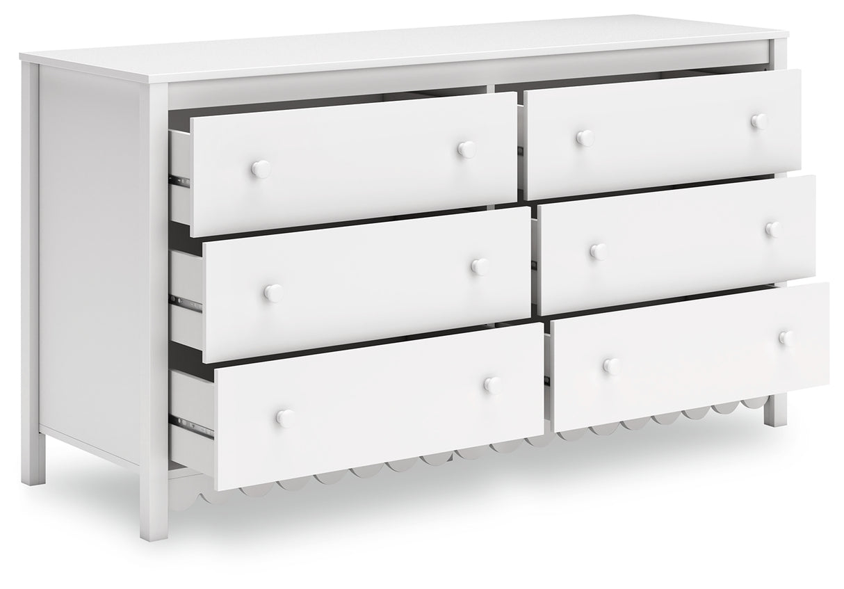 white dresser black knobs and Dressers or entryway DIY Dresser Makeover The EASY