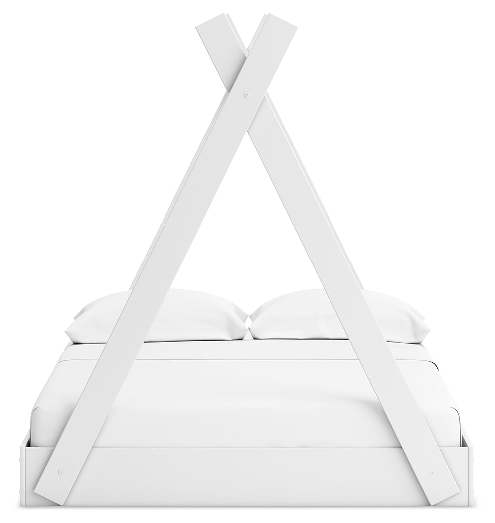 Hallityn White Youth Tent Bedroom Set from Ashley - Luna Furniture