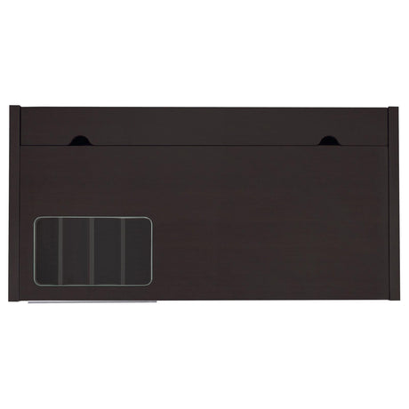 Halston Cappuccino Rectangular Connect-it Office Desk from Coaster - Luna Furniture