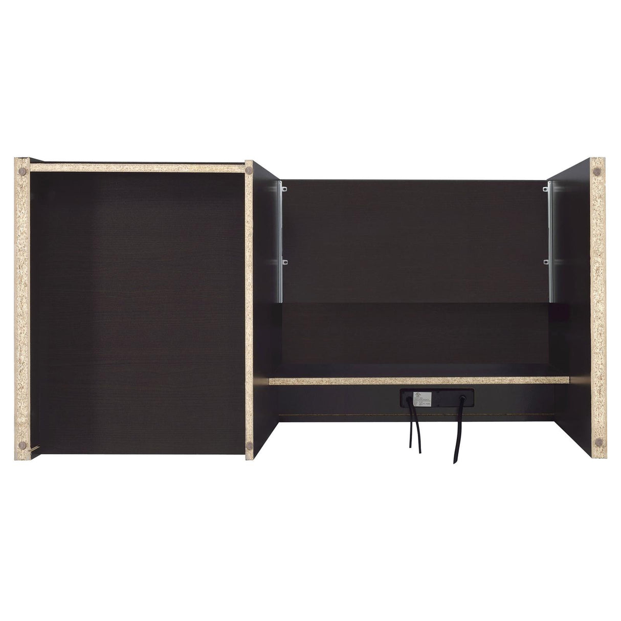 Halston Cappuccino Rectangular Connect-it Office Desk from Coaster - Luna Furniture