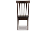 Hammis Dark Brown Dining Chair, Set of 2 from Ashley Furniture - Luna Furniture