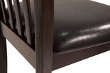 Hammis Dark Brown Dining Chair, Set of 2 from Ashley Furniture - Luna Furniture