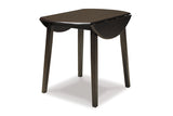 Hammis Dark Brown Dining Drop Leaf Table from Ashley - Luna Furniture