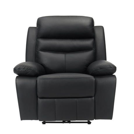 Hancock Black Leather Power Reclining Chair from Homelegance - Luna Furniture