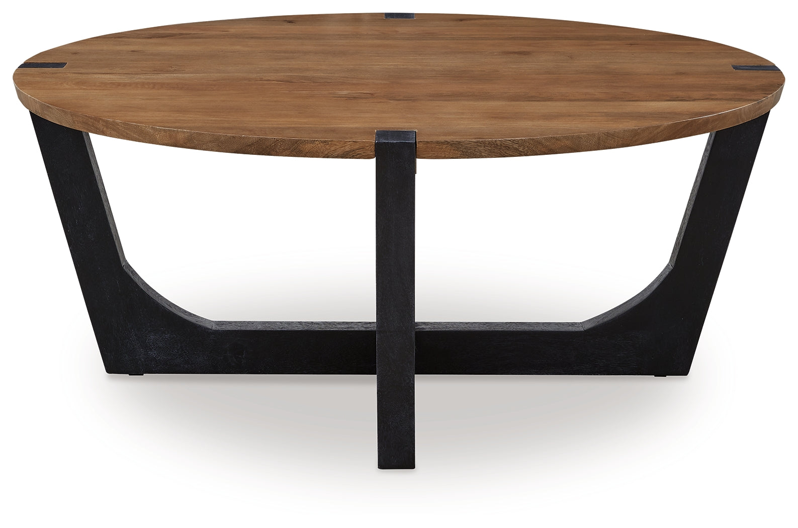Ashley Hanneforth Brown/Black Coffee Table - Luna Furniture