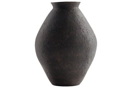 Hannela Antique Brown Vase from Ashley - Luna Furniture