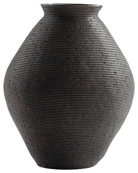 Hannela Antique Brown Vase from Ashley - Luna Furniture