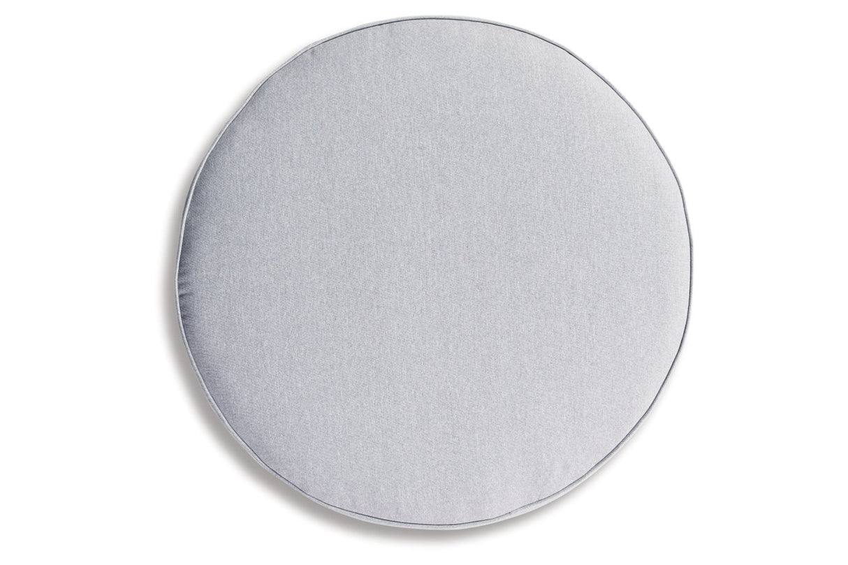 Harbor Court Gray Ottoman with Cushion from Ashley - Luna Furniture