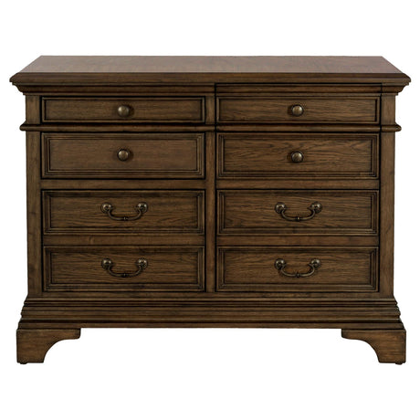 Hartshill Burnished Oak 5-Drawer File Cabinet from Coaster - Luna Furniture