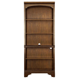 Hartshill Burnished Oak 5-Shelf Bookcase from Coaster - Luna Furniture