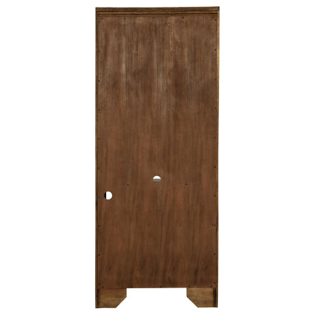 Hartshill Burnished Oak 5-Shelf Bookcase from Coaster - Luna Furniture